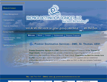 Tablet Screenshot of premierdestinationservices.net