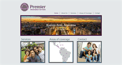 Desktop Screenshot of premierdestinationservices.com